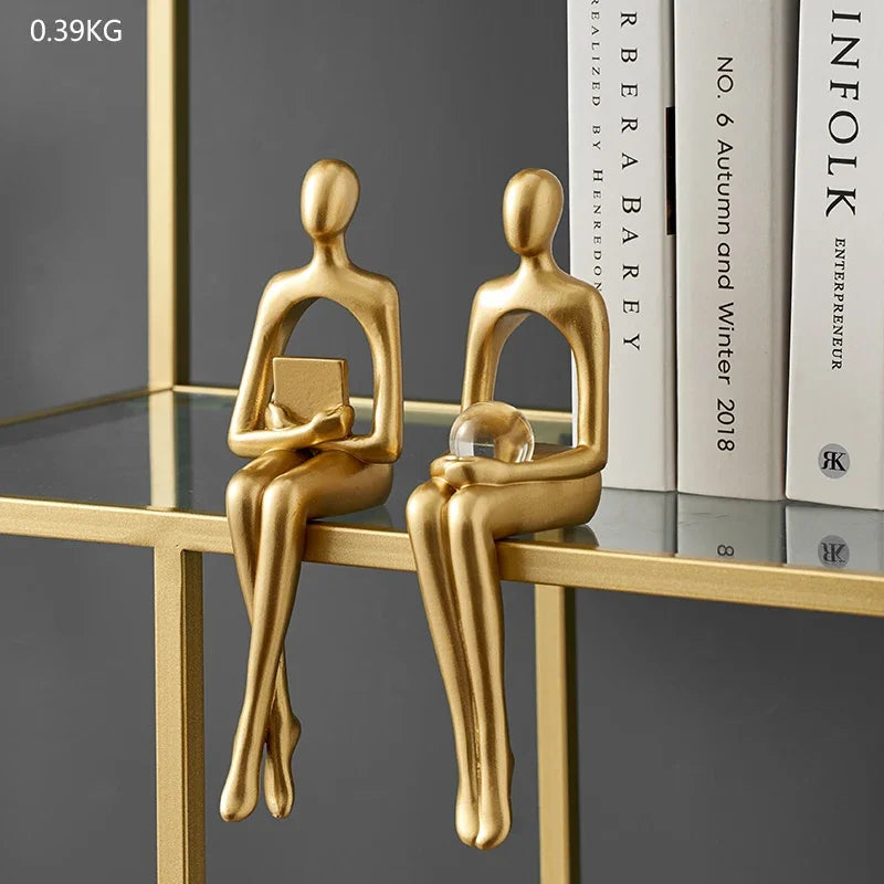 escultura dourada, Decoração Interior Moderno de Luxo, decoração de mesa de luxo, decoração de luxo, decoracao luxo