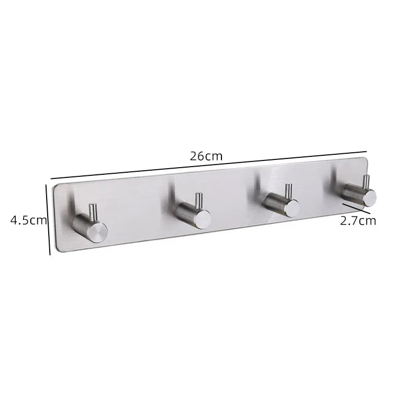 acessórios para banheiro preto, decoração banheiro, gancho para banheiro, Gancho de Parede Banheiro, Gancho Preto de Alumínio Para Toalha de Banheiro e Sala, gancho de parede, suporte de toalha, suporte para papel toalha